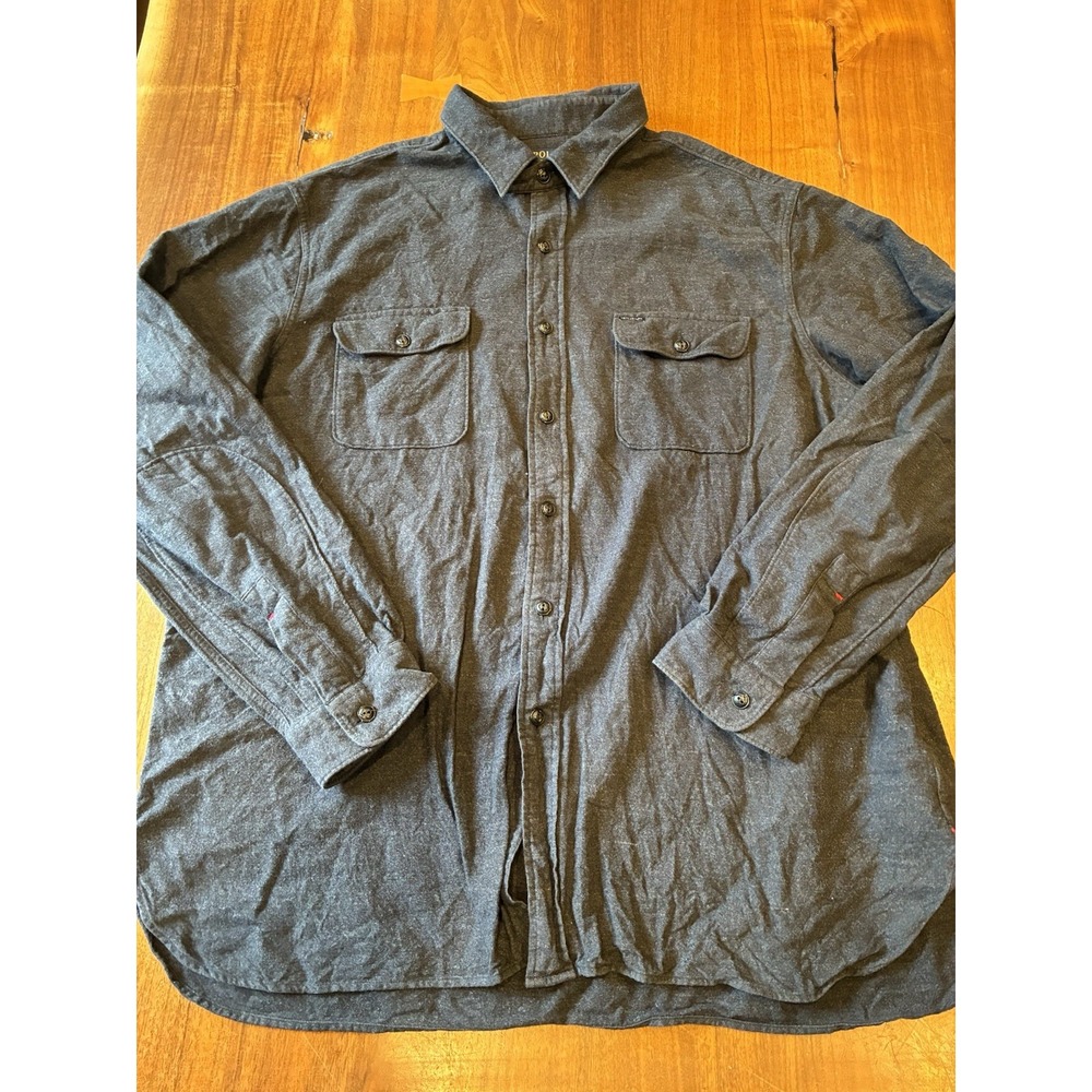 Polo Ralph Lauren Men XXL Button Down Flannel Shirt Classic Fit Long Sleeve